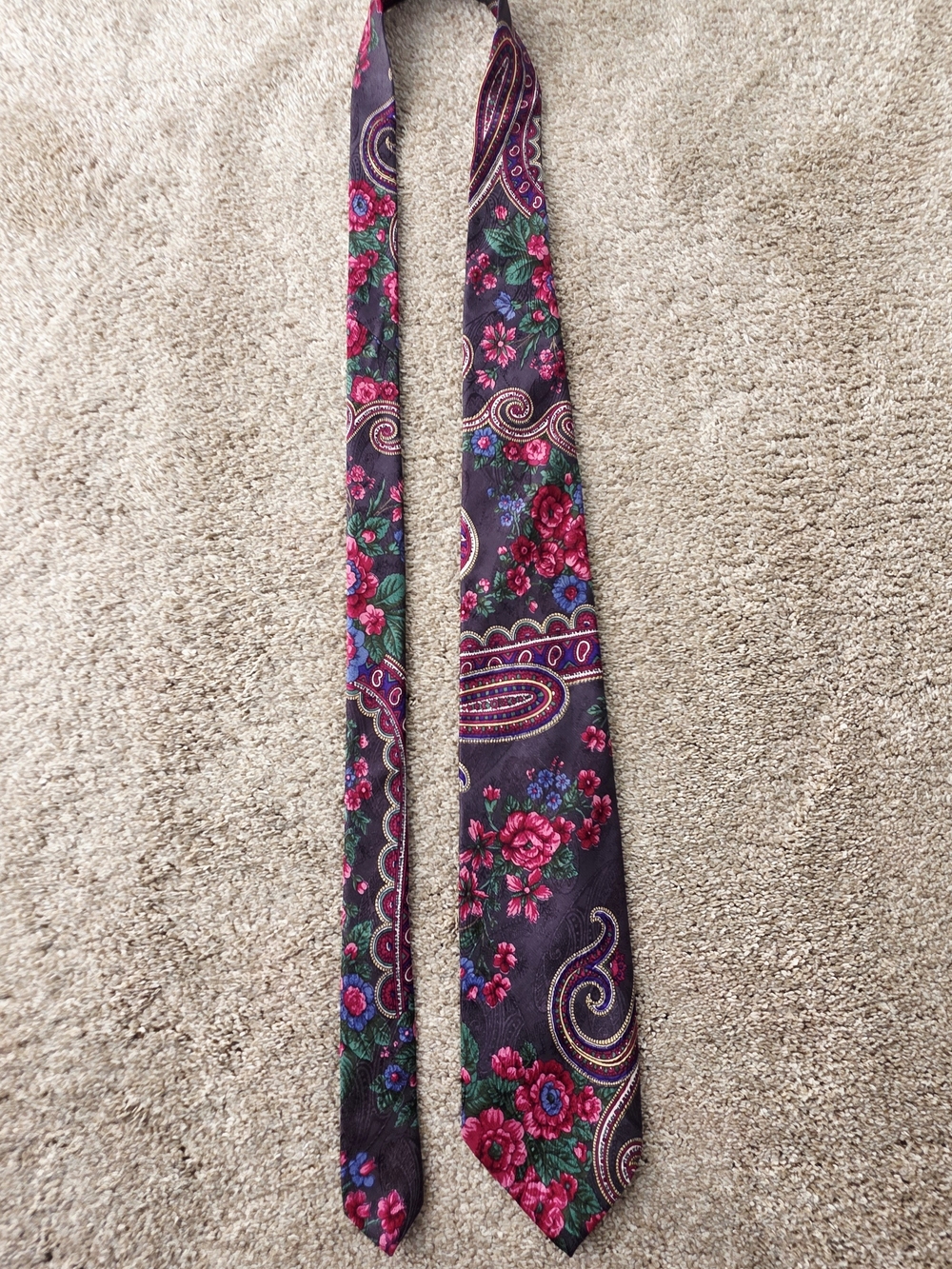 Polo Ralph Lauren Tie OS Vintage Dark Academia Old Money Eclectic Grandpa Ivy